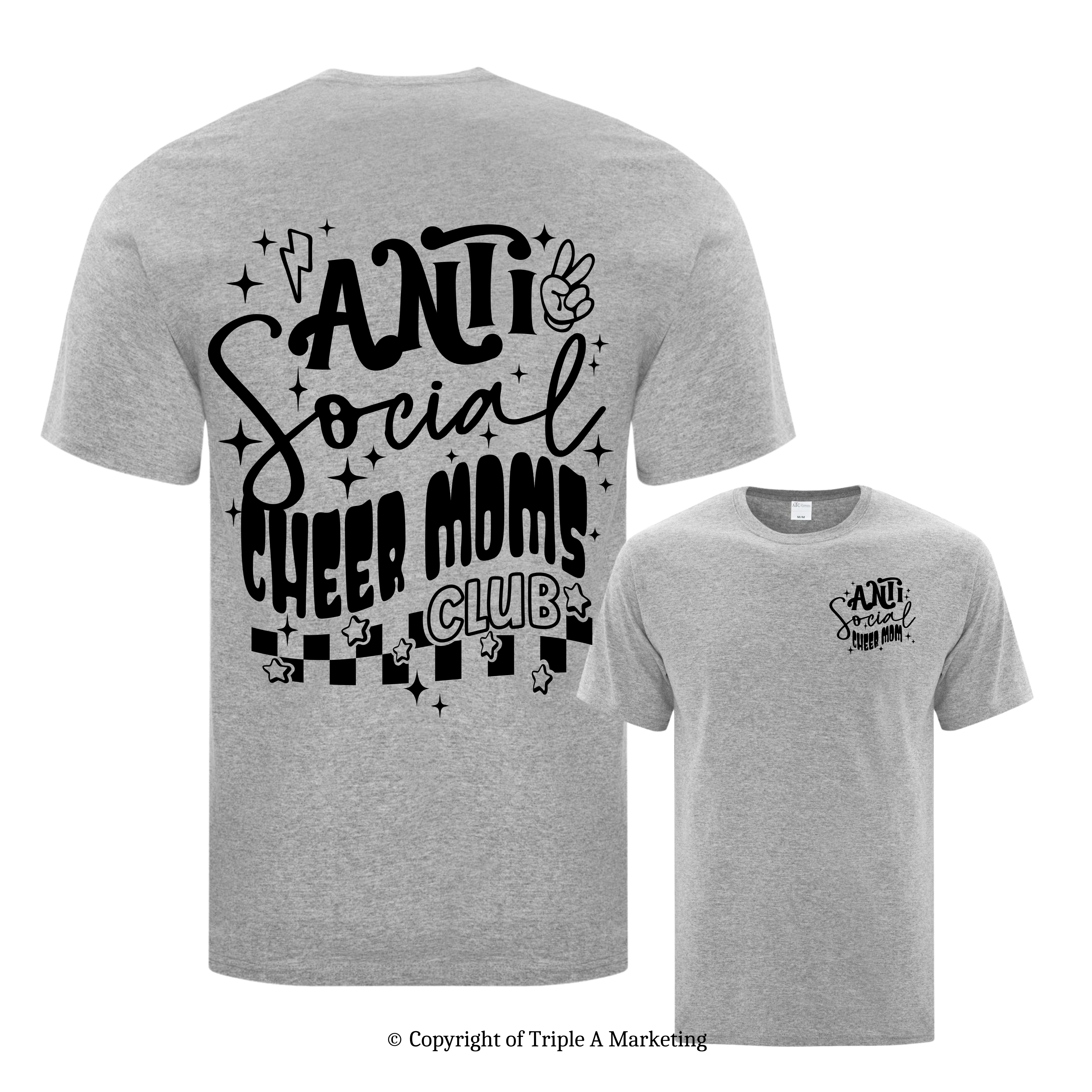 Anti-Social Cheer Moms Club Apparel