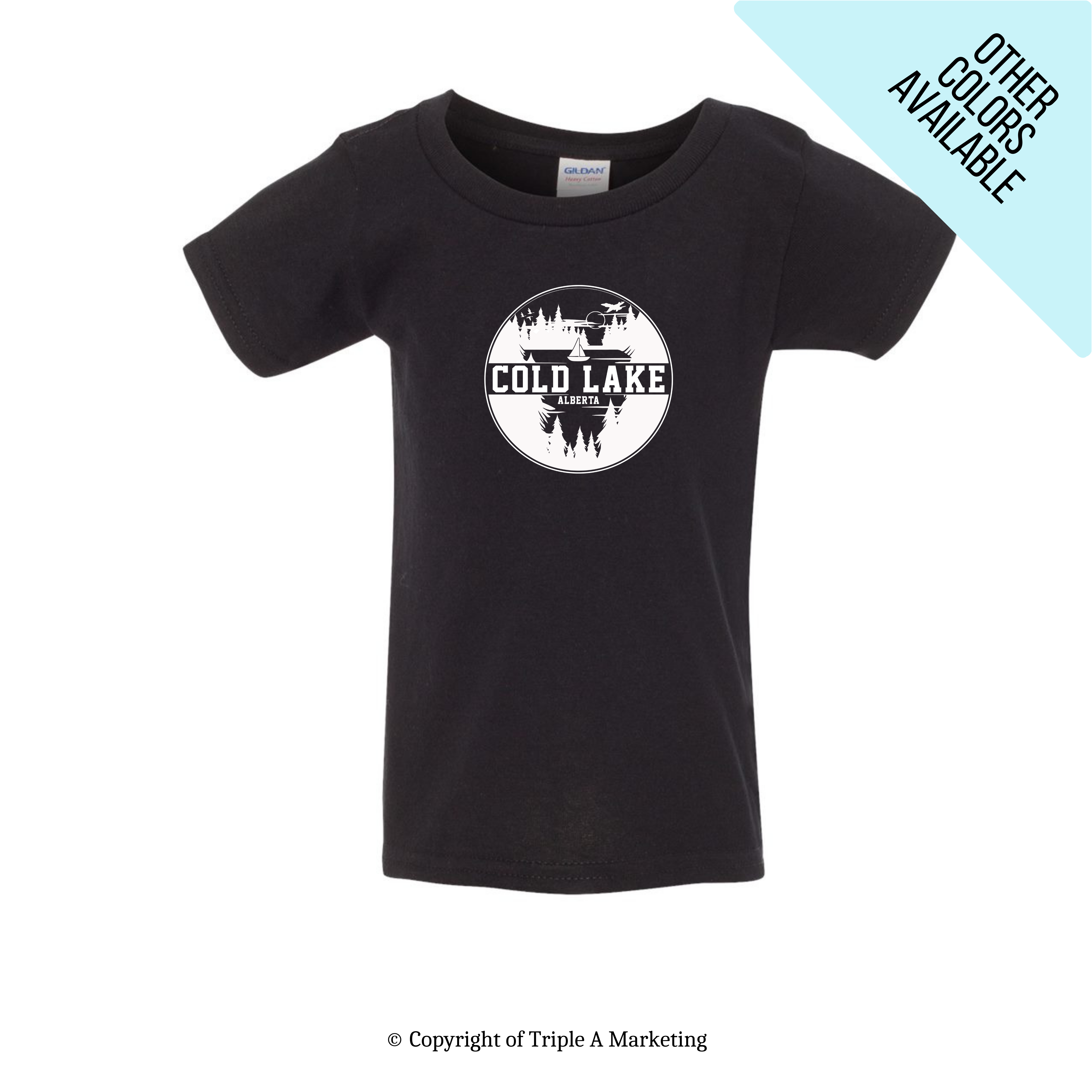 Cold Lake Triple A Original Toddler Gildan Heavy Cotton T-Shirt