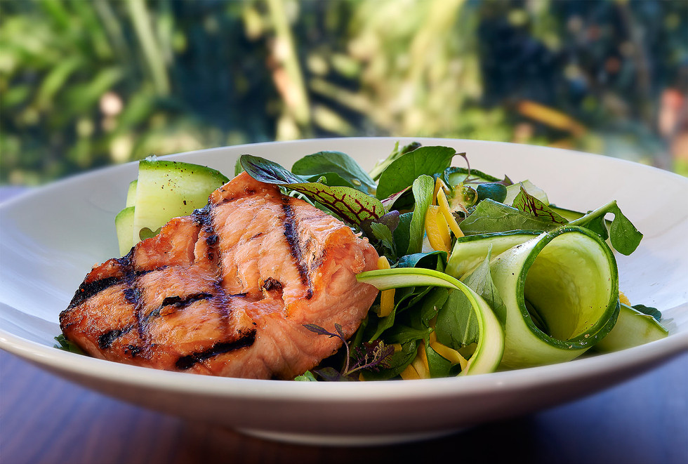 grilled salmon