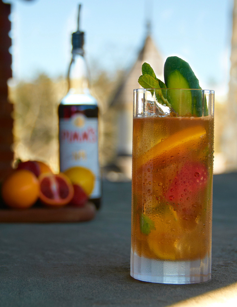 Pimms by the pool for Old Edwards Inn