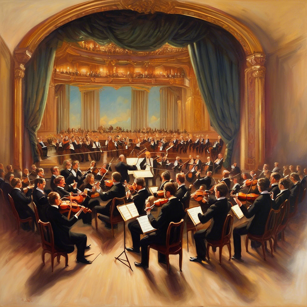 oil painting of a full orchestra in an elegant theater.jpg