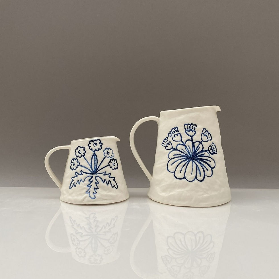 Thumbnail: Floral jug  inspired by William Morris