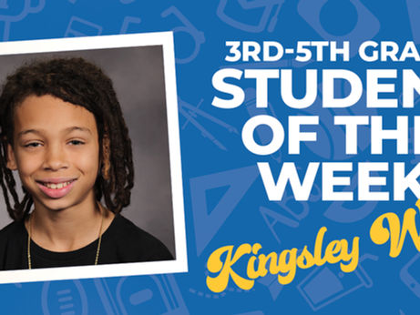 Intermediate 3rd-5th Grade Student of the Week 12/15-19