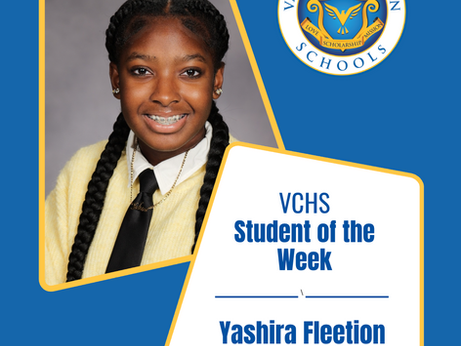 VCHS Student of the Week 10/5-10/9 2026
