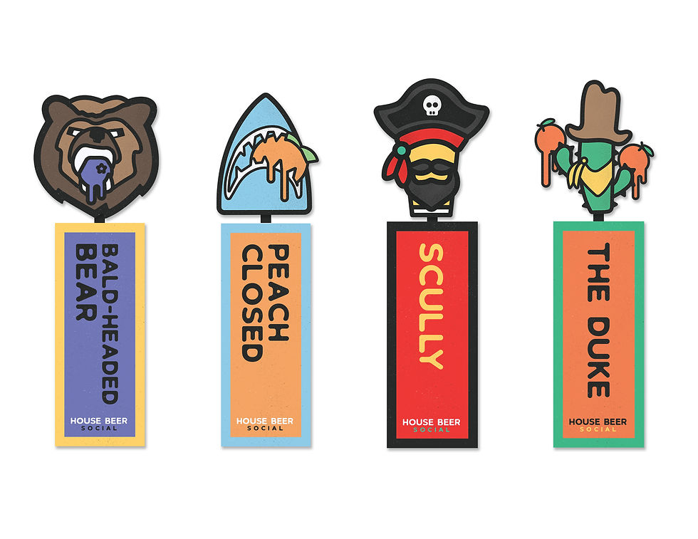 Exclusive Beers Tap Handles