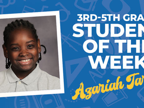 Intermediate 3rd-5th Grade Student of the Week 4/20-24