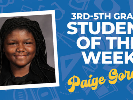 Intermediate 3rd-5th Grade Student of the Week 2/23-27