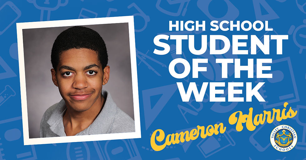VCHS Student of the Week 4/27-5/1