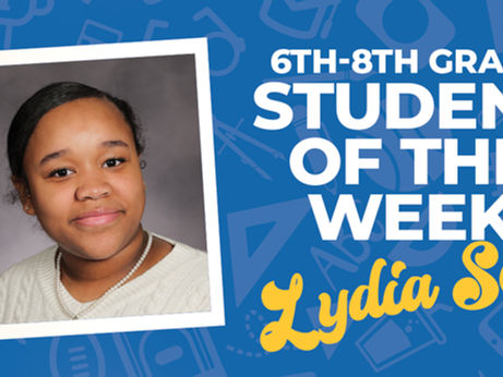 Intermediate 6th-8th Grade Student of the Week 2/23-27