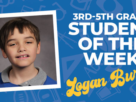Intermediate 3rd-5th Grade Student of the Week 4/27-5/1