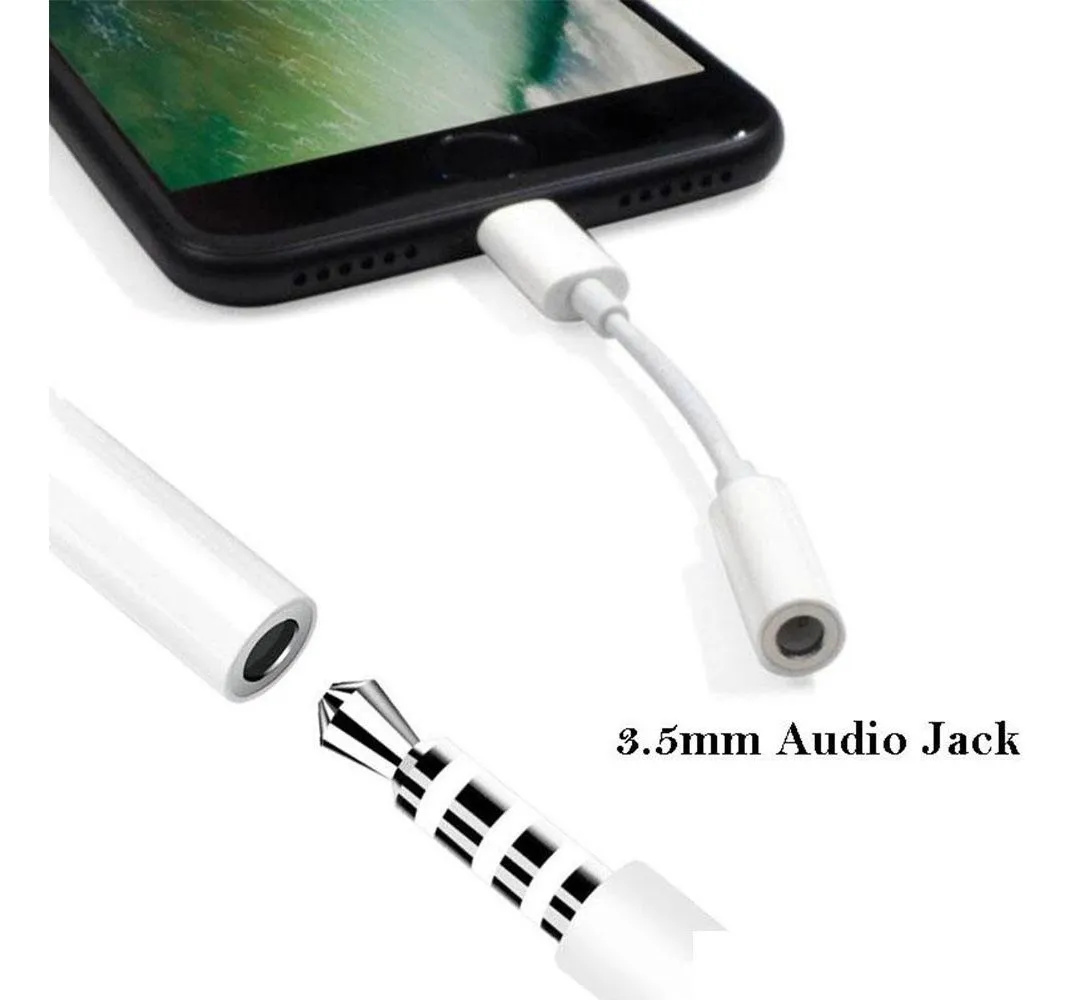 Adaptador Audífono Para iPhone Lightning Plug 3.5