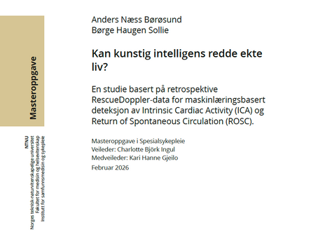 Kan kunstig intelligens redde ekte liv?