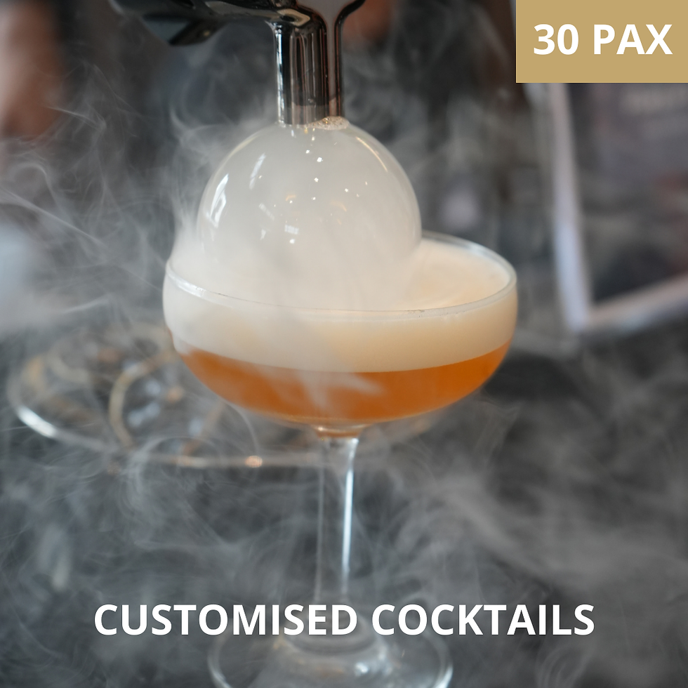 alcohol and beverage catering singapore elite bar solutions customised cocktail package for 30 pax