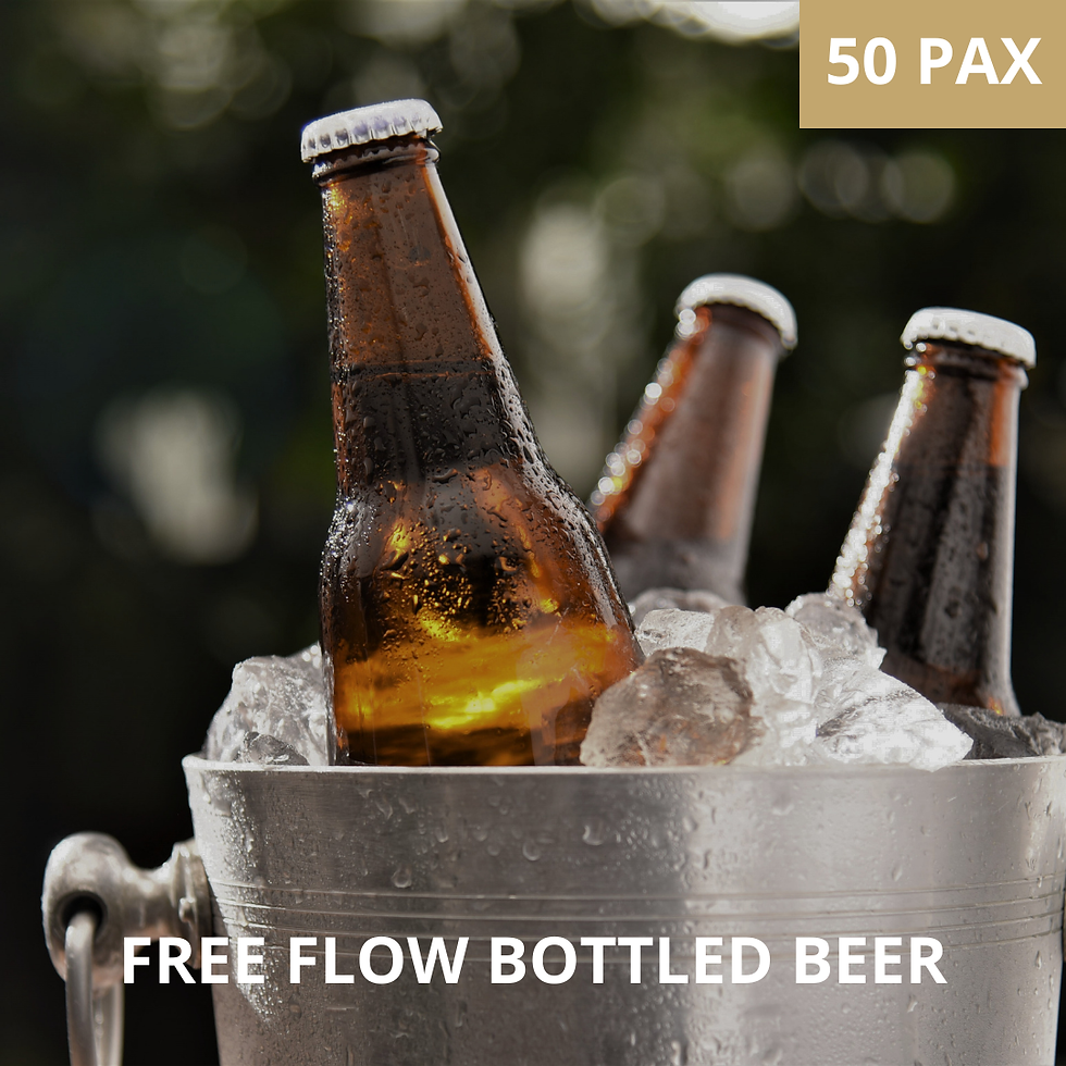 free flow bottled beer for 50 pax alcohol package, alcohol and beverage catering singapore elite bar solutions