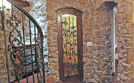 Brookhaven custom home wine room