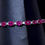 Thumbnail: Niassa Ruby, Moissanite Tennis Bracelet in Plat Over Sterling 7.25 In 22.90 ctw