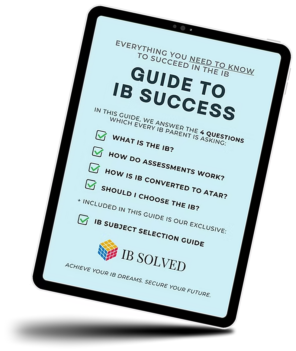GUIDE TO IB SUCCESS