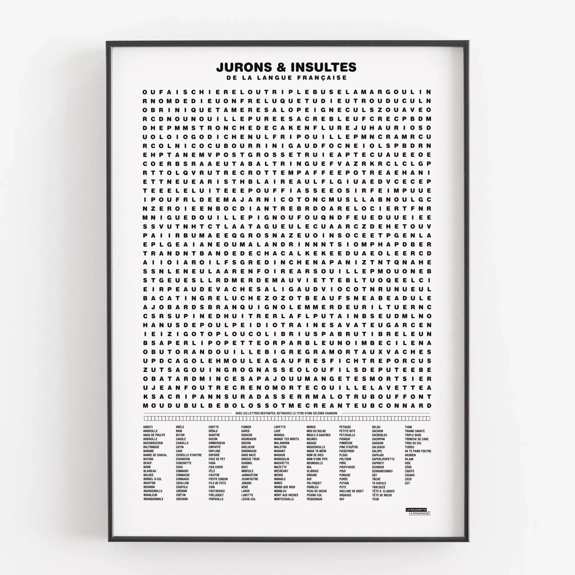 Affiche Compilation des Jurons et Insultes