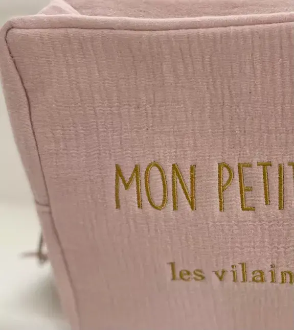 Grande trousse en gaze de coton "mon petit bordel"
