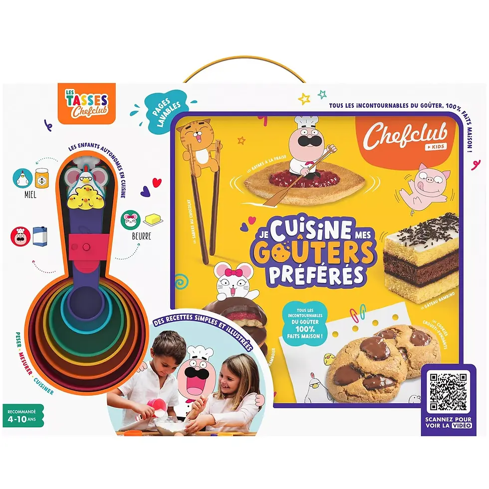 Coffret enfants : Je cuisine mes goûters préférés - Chefclub