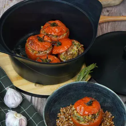 Miniature : Cookut - Cocotte 24 cm -  6 couleurs pour cuisiner sans brûler et sans attacher le fond