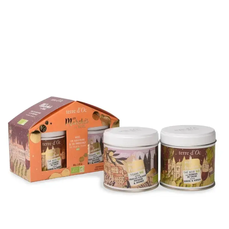 - Aquitaine - Thé noir bio aux écorces de cacao saveur cerise & kirsh