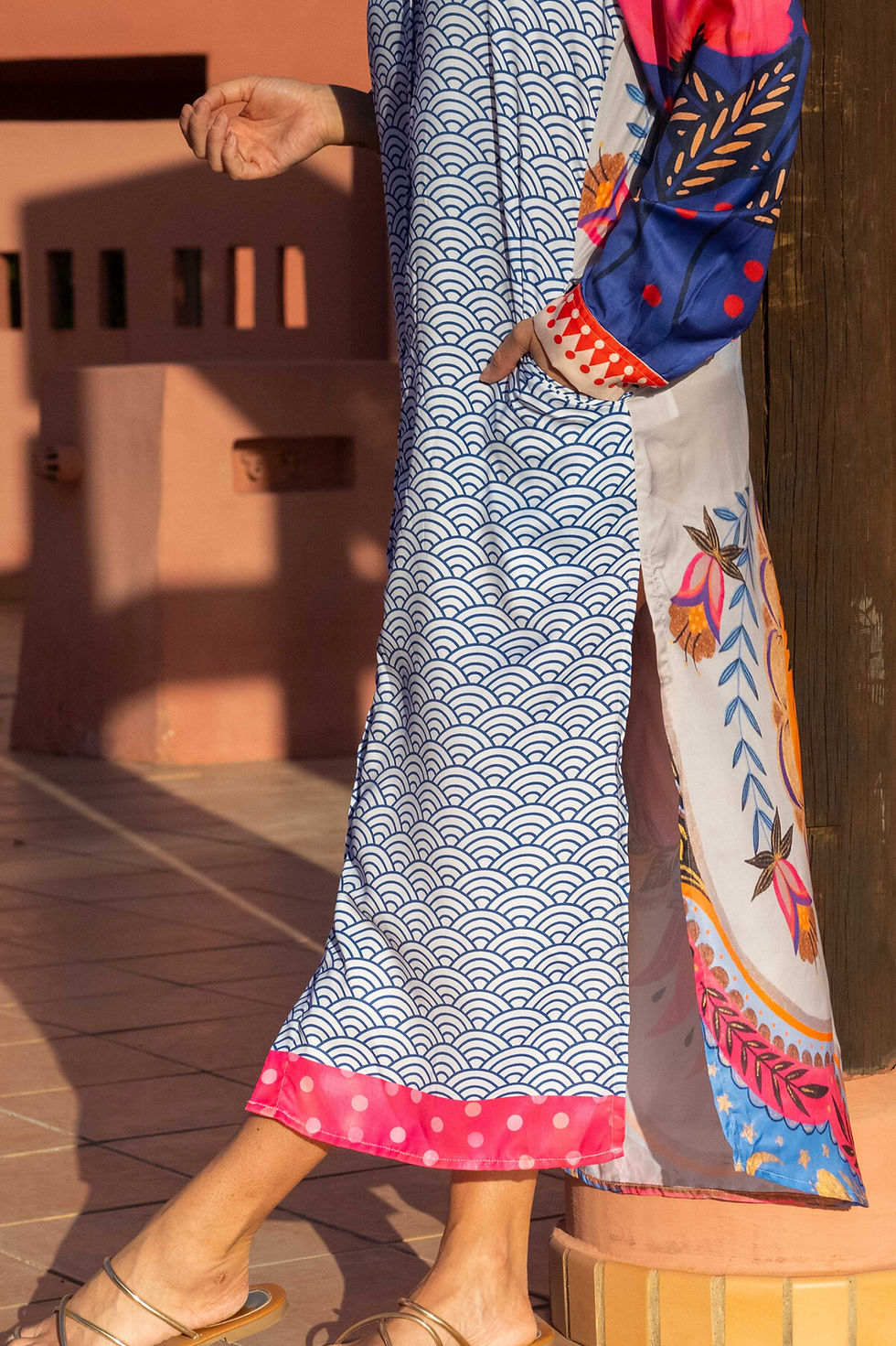 Miniature : Kimono/ robe/ chemise longue - femme - tenue décontractée