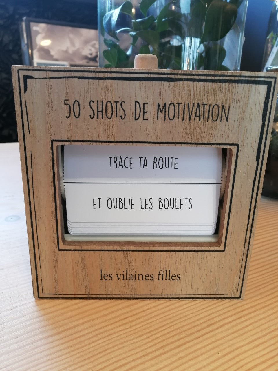 Miniature : Boite à message de motivation - 50 shots qui vont te booster à mort et t’aider à tout déchirer !!!!