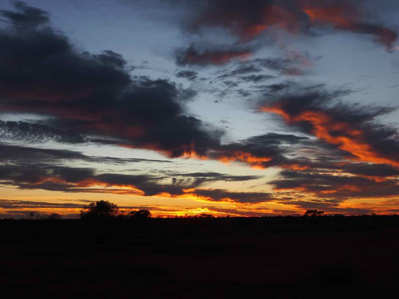 sunrise at Emu Creek Station