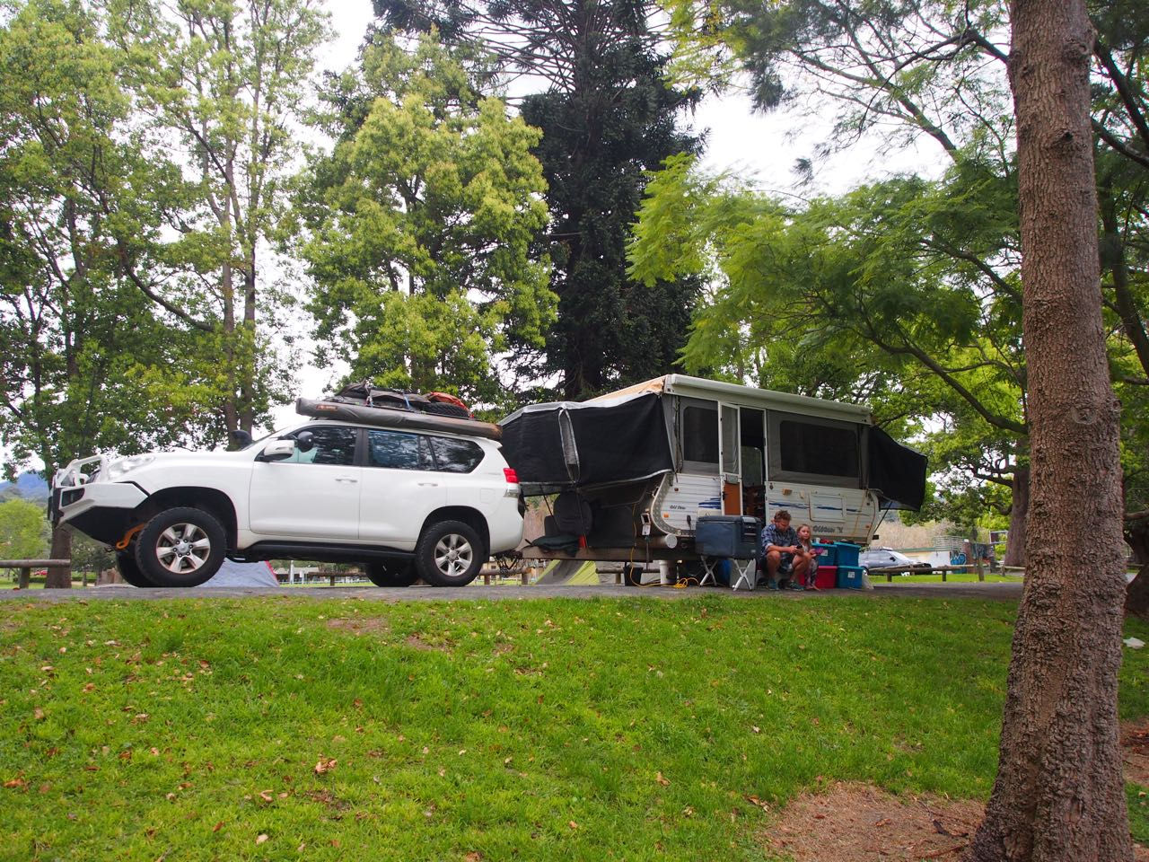 camped beside Hyams Creek