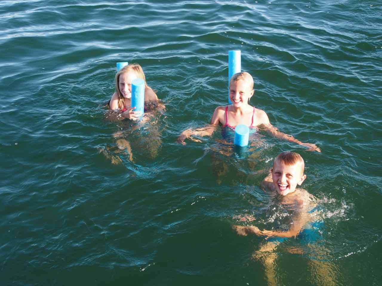 A swim in Lake Argyle