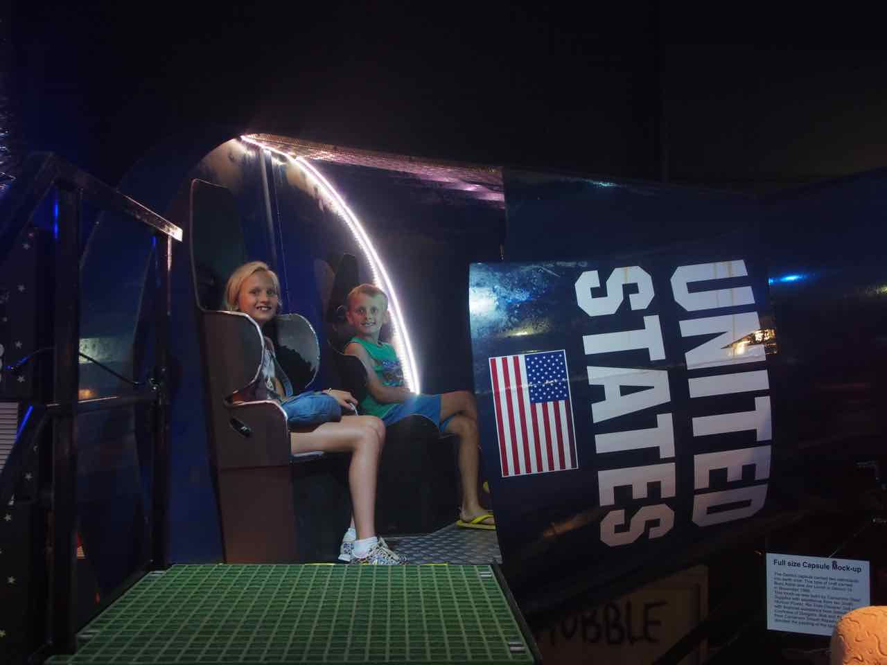 in a replica shuttle