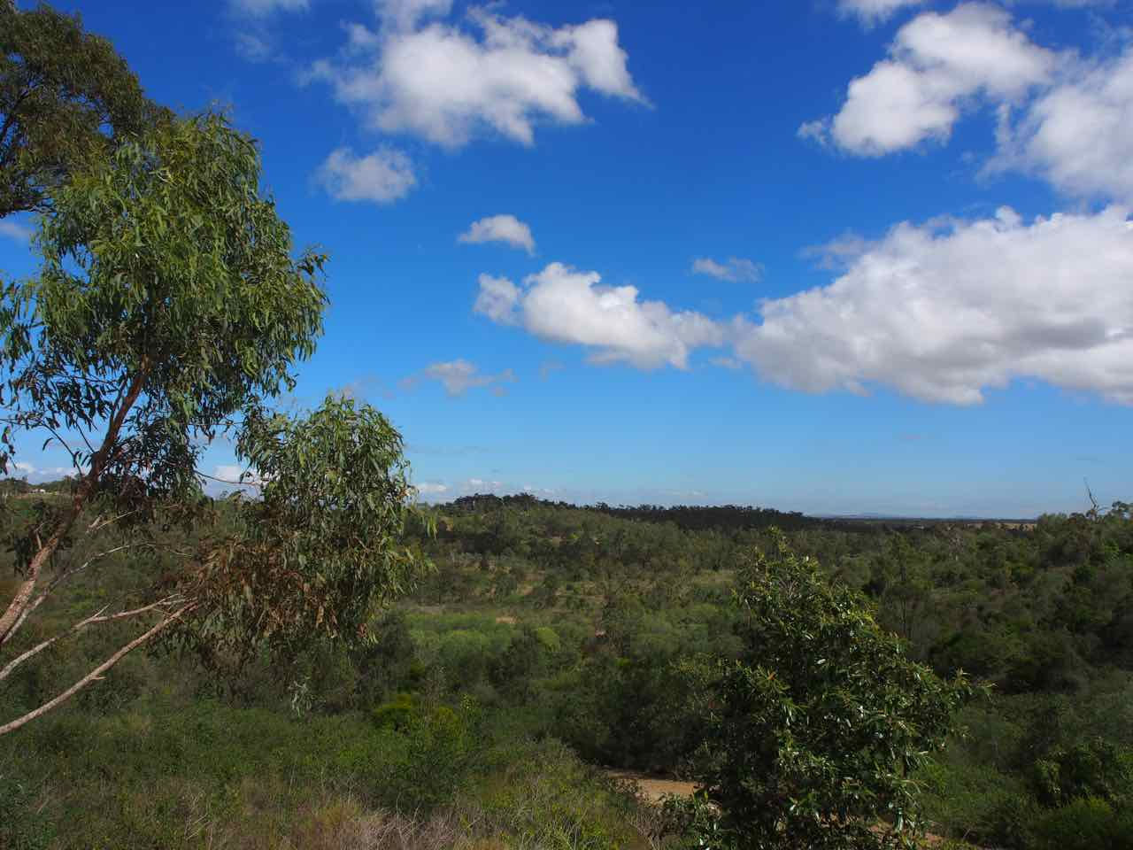 the view from Fardooleys Camp