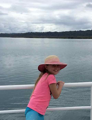 Tashi on the ferry