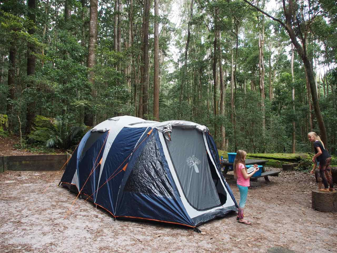 tenting it on Fraser