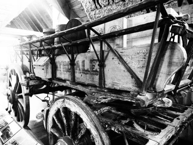 Old wagon at the Bega factory