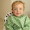 Thumbnail: green cream spots dots long sleeved bib bundle sage weaning set cove baby