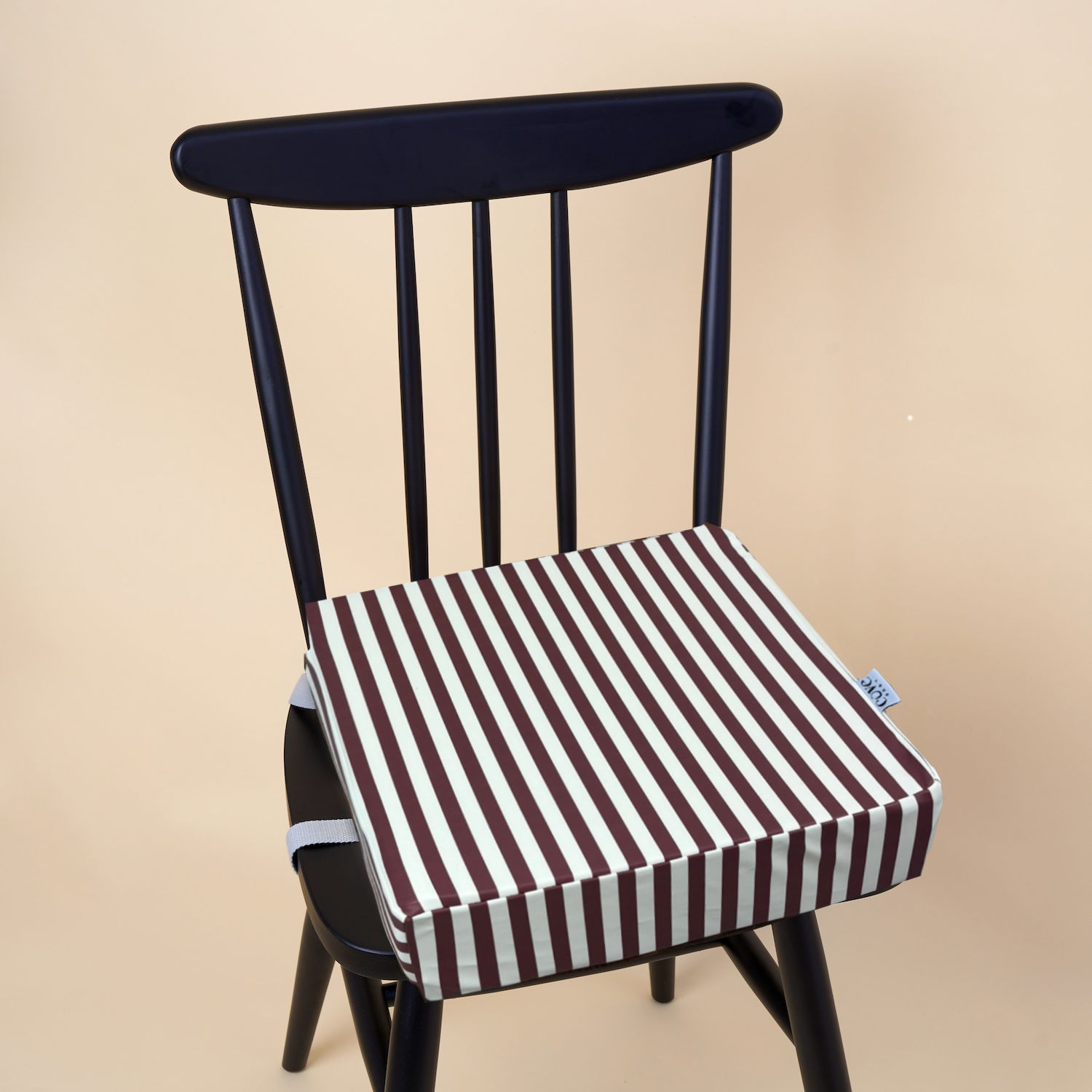 Brown Striped Seat Pad
