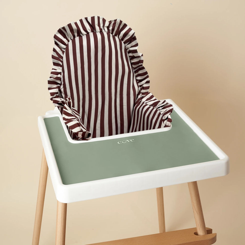 Thumbnail: Brown Stripes Ruffles Cushion Cover