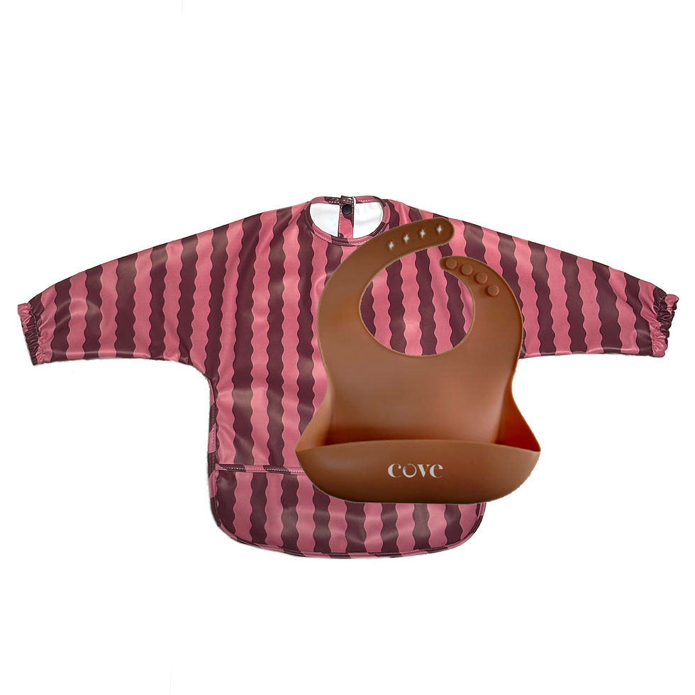 Thumbnail: Cherry Swirl Long Sleeved Bib
