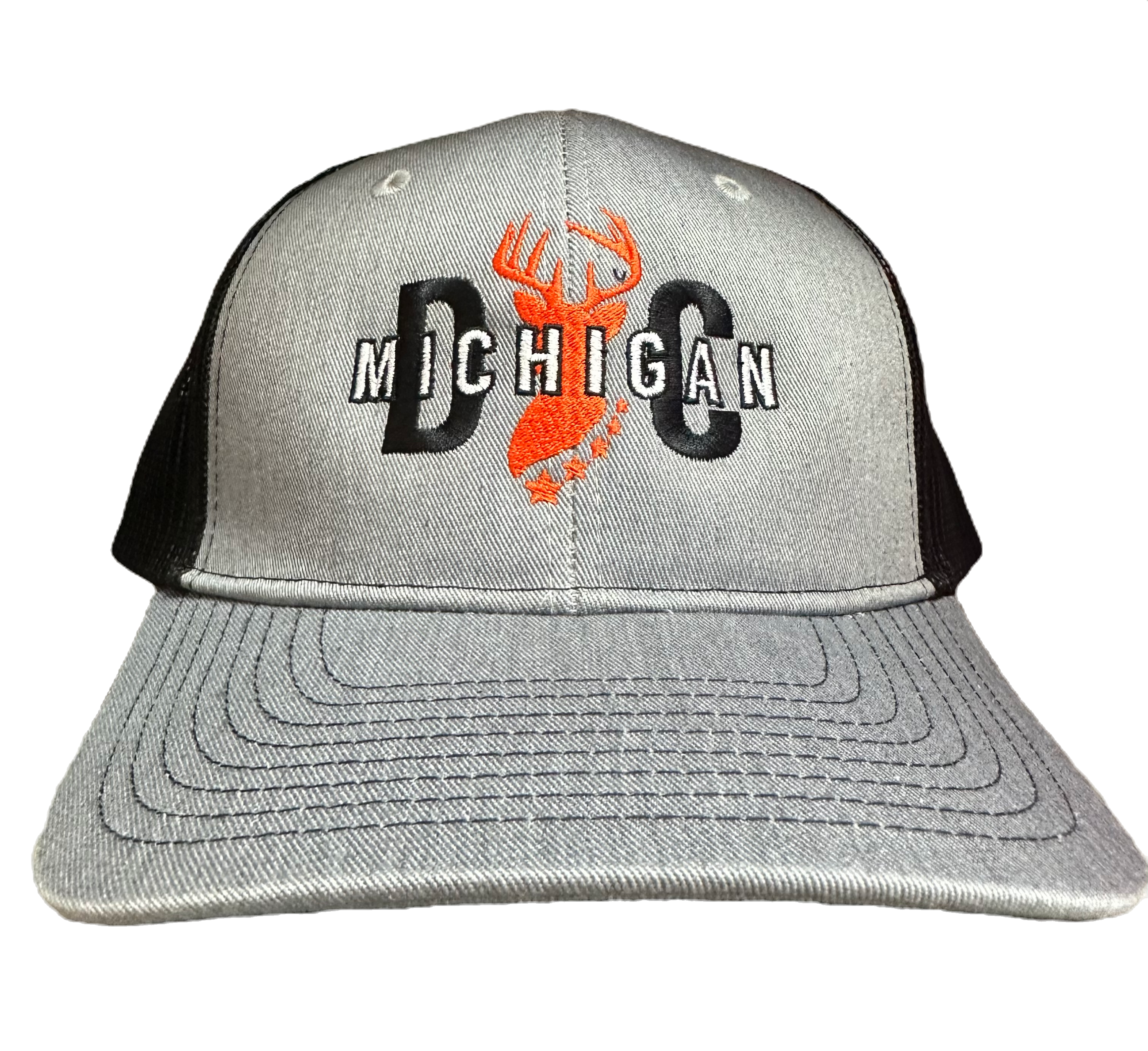 DC Black & Gray Vented Hat: Michigan