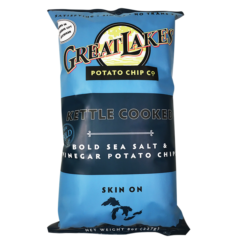 Great Lakes Potato Chips - Bold Sea Salt & Vinegar 8 oz.