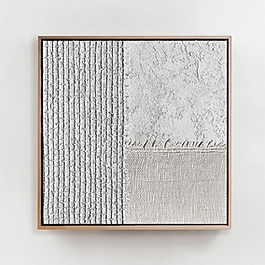 Original abstract textured painting on canvas by Cristina Simeoni, contemporary Italian artist, luxury modern wall art