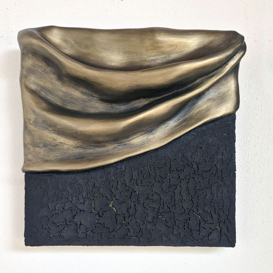abstract sculptural wall art