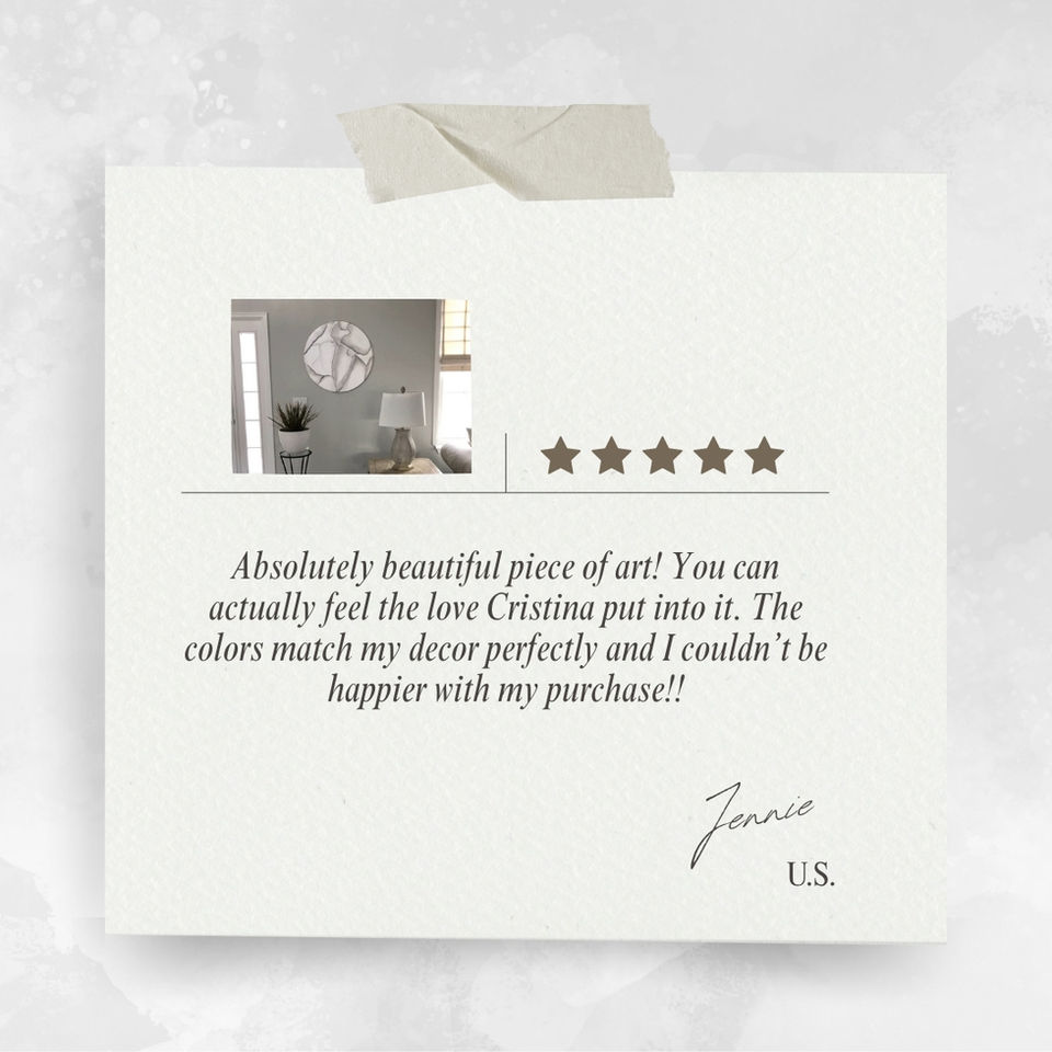 Collector Testimonials | Cristina Simeoni Luxury Abstract Art