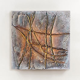 Original abstract textured painting on canvas by Cristina Simeoni, contemporary Italian artist, luxury modern wall art, ready to ship