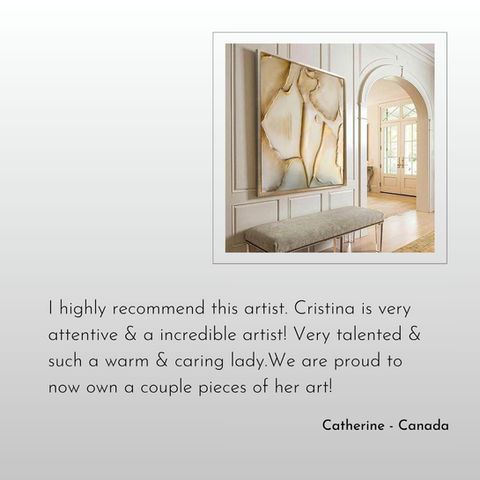 Collectors Reviews | Contemporary Abstract Artist Cristina Simeoni