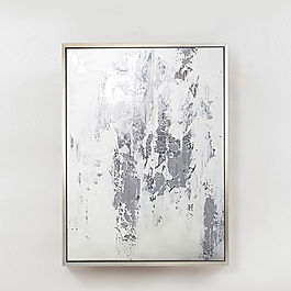 Original abstract textured painting on canvas by Cristina Simeoni, contemporary Italian artist, luxury modern wall art