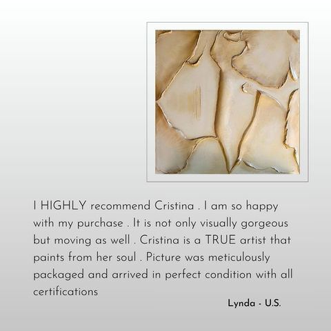 Collectors Reviews | Contemporary Abstract Artist Cristina Simeoni