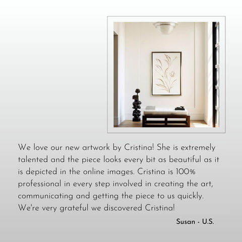 Collectors Reviews | Contemporary Abstract Artist Cristina Simeoni